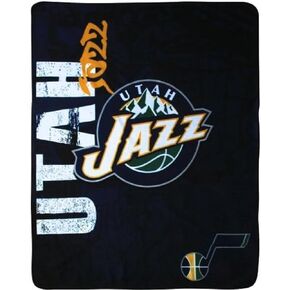 NBA Utah Jazz Printed Fleece Throw, One Size, Multicolor