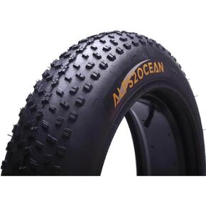 Fat Tire,20/26 x 4.0 inch Fat Bike Tire,Folding Bead Electric Bike Tires,Compatible Wide Mountain Snow Bicycle Electric Bike Off-Road Bike 3-Wheel Bikes in Kuwait