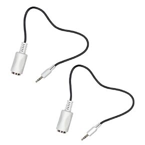 (2 Pack of Type-B MIDI to 3.5mm Adapter 13" Inch Cables in White