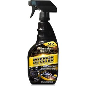 Auto Car Interior Cleaner Detailer Spray - 24 Fl Oz - For Cars, Bikes, Boats - Cleaner and Conditioner For Leather, Vinyl, Plastics, Screens - Upholstery Protectant Detailing Spray