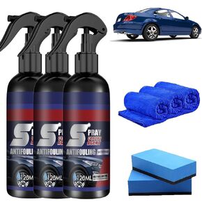 Multi-Functional Coating Renewal Agent, Ceramic Coating for Cars, Car Coating Agent Spray, 3 in 1 Ceramic Car Coating Spray, 3 in 1 High Protection Quick Car Coating Spray, Waterless Wash (1 Set)