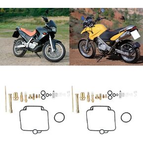 Carburetor Rebuild Kit, Carburetor Repair Kit Carb Overhaul Accessories Replacement for F650 Mikuni BST33 GS500E