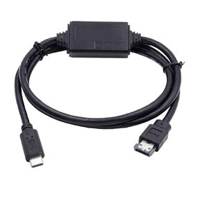 Cable for USB-C Type-C to Power Over eSATA DC5V USB2.0 to HDD SSD ODD eSATAp Disk Converter