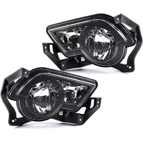PIT66 Fog Lights Assembly Set (2PCs) Compatible with 2002 2003 2004 2005 2006 Avalanche Pickup Truck Fog Lamp Accessories, neblineros para autos delantero,faros antiniebla