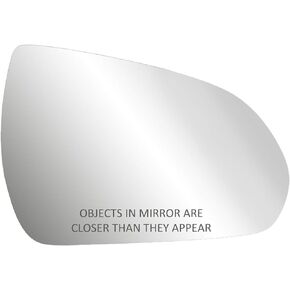 Passenger Side Non-heated Mirror Glass w/backing plate, Elantra Sedan US/JP Built, RH