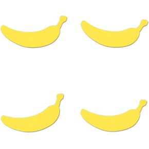 Banana Cut-outs, 12-Pack Table Topper Double-sided Fruit Birthday Baby Shower Party Decorations