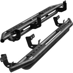 Tyger Auto Star Armor Compatible with 2009-2018 Dodge Ram 1500; 2019-2024 Classic | Quad Cab | TG-AM2D20038 | Side Step Rails Nerf Bars Running Boards