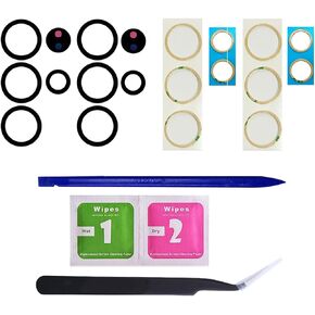2 Pack Galaxy S23 Ultra Back Camera Glass Lens Replacement for Samsung Galaxy S23 Ultra 2023 SM-S918U Rear Camera Glass with Back Camera Frame S23Ultra 5G S918U S918V S918W Repair Part Tools in Saudi Arabia