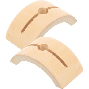 GLEAVI Handheld Fan 2pcs handheld fan folding fan Wood fans display bracket hand crank chinese fan display large fans display stand Hand Fan
