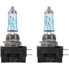 Philips H11B CrystalVision Platinum Upgrade Headlight Bulb, Pack of 2
