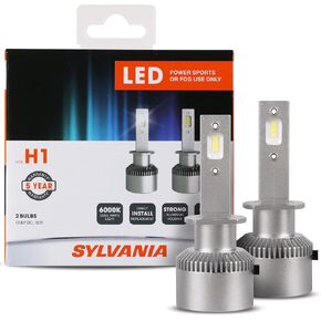 SYLVANIA H1 LED Powersport Headlight Bulbs for Off-Road Use or Fog Lights - 2 Pack
