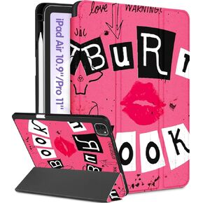 for iPad Air 11 inch Case, Air 5th/4th Generation 10.9, Pro 11'' Case Girls Cute Women for Apple Pencil Holder Design Girly Folio Cover for iPad Air 11 2024 (M2), 10.9 2022 2020, Pro 11