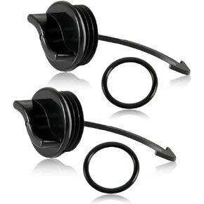 2Pcs Drain Plug Cover Caps Fits for Sea-Doo RXT GTI GTX GTS Replace#: 292001320 292001352