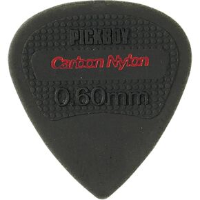 Pickboy Edge, Sharp Tip, Carbon/Nylon, 0.60mm, 10 picks