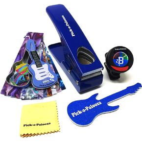 Pick-a-Palooza DIY Guitar Pick Punch - the Premium Pick Maker Gift Pack