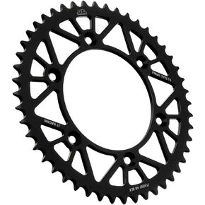 JT Sprockets JTA897.48BLK Black Racelite Anodized Aluminum 7075 T6 Rear Sprocket, Single