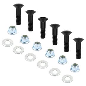 Xitomer Dirtbikes Rear Sprocket Bolts Kit, Fit for CRF300L CRF150R CRF250 CRF450 CRF450X 250 450, YZ YZF 450 426 400 250 (Silver)