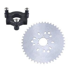UAUS 415 Chain Sprocket 1.5" 44T Black CNC Adapter 2 Stroke Engine Motorized Bicycle 49cc 50cc 60cc 80cc