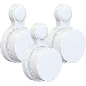 Outlet Wall Mount for Google WiFi [AC1200], No Messy Wires | Space Saving | Easily Be Moved Outlet Mount for Google Mesh WiFi Router, Best Design for Winding Power Cord (3 Pack)