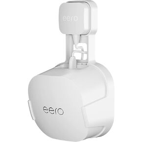COOLWUFAN Outlet Wall Mount Holder for eero 6 or eero 6+ mesh Wi-Fi System [NOT Fit for eero mesh], No Messy Wires, Easy to Install Mount Holder for eero 6 & eero 6+ mesh Wi-Fi System (3 Pack)