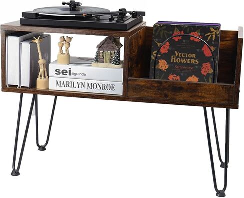 حامل مشغل التسجيلات مع مساحة تخزين من الفينيل، وطاولة مشغل التسجيلات مع خزانة تخزين الألبوم، وحامل القرص الدوار لغرفة المعيشة وغرفة النوم والمكتب in Kuwait