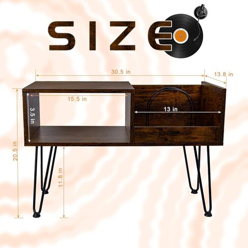 حامل مشغل التسجيلات مع مساحة تخزين من الفينيل، وطاولة مشغل التسجيلات مع خزانة تخزين الألبوم، وحامل القرص الدوار لغرفة المعيشة وغرفة النوم والمكتب in Kuwait