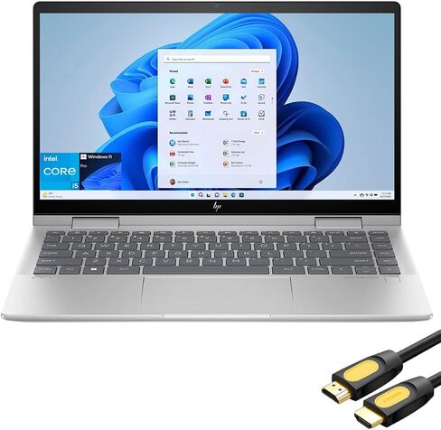 HP ENVY 2-in-1 Laptop, 14" FHD IPS TouchScreen Display, 13th Gen Intel 10-Core i5-1335U, 8GB RAM, 256GB PCIe SSD, Wi-Fi 6E, Webcam, Backlit KB, Fingerprint Reader, USB-C, SPS HDMI Cable, Win 11 Pro in Saudi Arabia