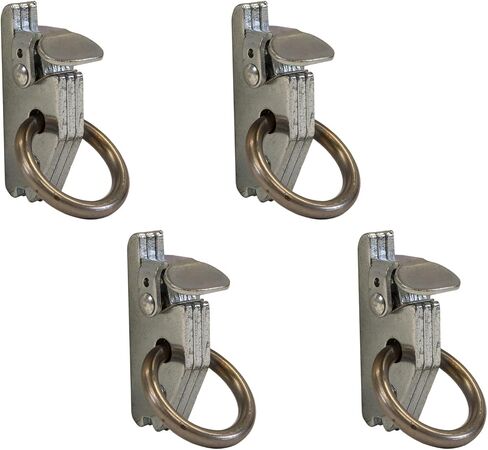 منتجات المشترين 01090 E Track Rope Ring، E Tracks O Ring لنقطة المرفقات للربط، 4 عبوات، 1-5/16 حلقة معرف، بناء فولاذي، مطلي بالزنك، WLL 2,000، متوافق مع نظام Ford Boxlink in Saudi Arabia