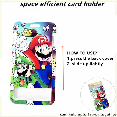 Cartoon Cute Anime Lanyard Keychain, Anime ID Badges Lanyard, Key Lanyard for ID Card Holder, Cell Phone Case in Saudi Arabia