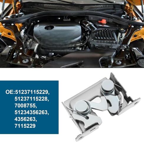 رب الأدوات استبدال قفل مزلاج بونيه 51237115229 51237115228 7008755 متوافق مع BMW E90 E81 E87 E88 مزلاج قفل الغطاء الأمامي in Kuwait