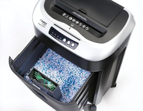 Dahle PaperSAFE 22080 آلة تمزيق الورق ذات التغذية التلقائية، خالية من الزيت، صينية سعة 80 ورقة، مستوى الأمان P-4، تمزيق الأقراص المضغوطة، وبطاقات الائتمان ومشابك الورق in Kuwait