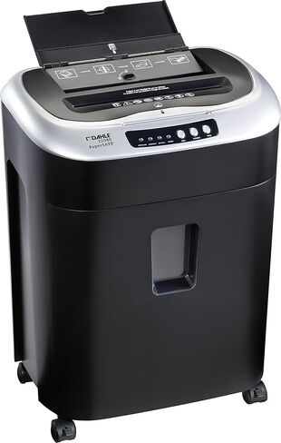 Dahle PaperSAFE 22080 آلة تمزيق الورق ذات التغذية التلقائية، خالية من الزيت، صينية سعة 80 ورقة، مستوى الأمان P-4، تمزيق الأقراص المضغوطة، وبطاقات الائتمان ومشابك الورق in Kuwait