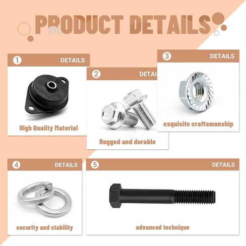 Golf Cart Rear Arm Front Bushing Mounting Kit, Applicable to 1996-Up Yamaha G&E G16,G19,G20,G21,G22,G23,27,G28,G29 Drive Alternate OEM#JN6-F2123-00-00/JN6-F2123-10/JN6-F2123-20-00 in Saudi Arabia