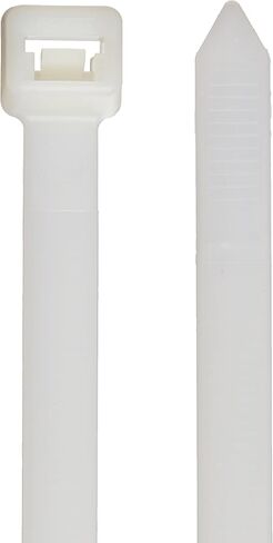 South Main Hardware 848212 18-in, 50-Pack, 175-lb, Standard Nylon Cable Tie, Black UV, 50 Piece in Saudi Arabia