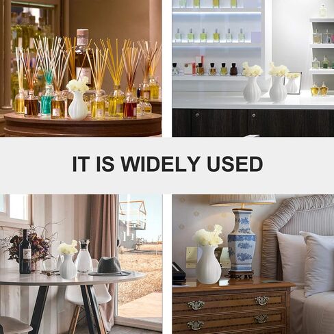 MILISTEN Scent Diffuser Perfume Tester Bottles 30pcs Diffuser Sticks Rattan Reed Essential Oil Aroma Diffuser Sticks with Flower for Home Office Hotel Decor Reed Diffuser Sticks Home Decor in Saudi Arabia