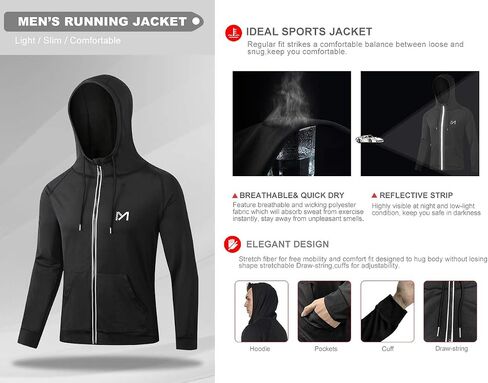 MEETYOO Running Jacket for Men in Saudi Arabia