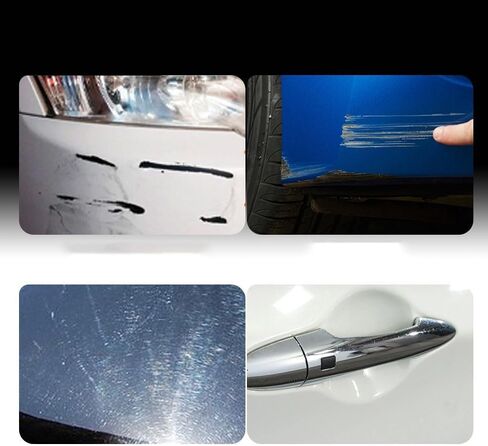 شمع إصلاح الخدوش للسيارة، مجموعة إصلاح خدوش السيارة 2024، شمع تلميع معجون إصلاح خدوش السيارة، مزيل الخدوش من الفولاذ المقاوم للصدأ مع مسح وإسفنجة للمركبات من الخدوش العميقة. in Kuwait