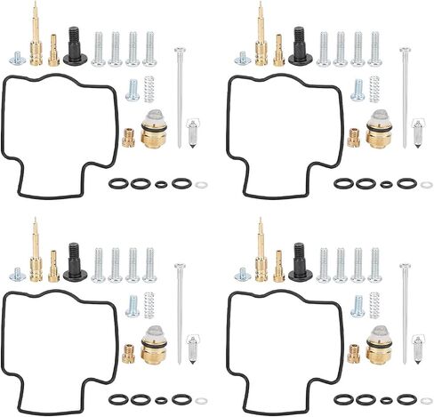 KIMISS 4 Set Motorcycle Carburetor Repair Kit, Carburetor Carb Rebuild Repair Set Replacement for ZX750 Ninja ZX7R 1996‑2003 in Saudi Arabia