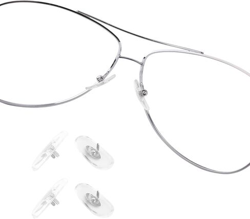 GOHIN Replacement Nose Pads for Ray-Ban Aviator RB3025 3026 - Clear 2 Pairs in Saudi Arabia