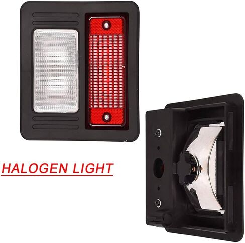 2 قطعة مصابيح أمامية LED 100 واط + 2 قطعة ضوء خلفي هالوجين خلفي للعمل Lihgt 7138040 7251340 7138041 7251341 متوافق مع جرافة انزلاقية بوبكات A770 S510 S530 S550 S570 S590 S630 +++ in Kuwait