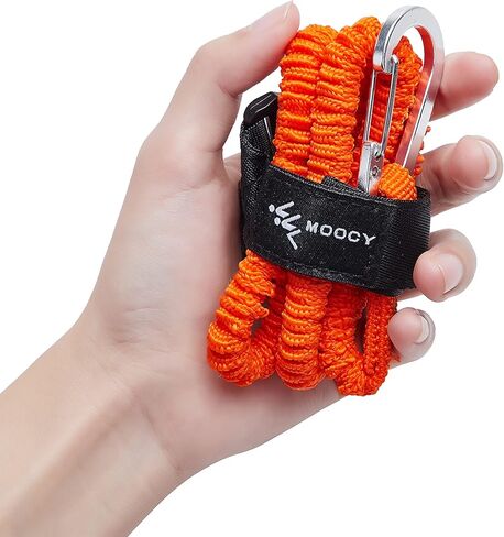 MOOCY Kayak Paddle Tether/Coiled Kayak Fishing Leash with Carabiner for Paddle, Rod SUP Kayaking Accessories in Saudi Arabia
