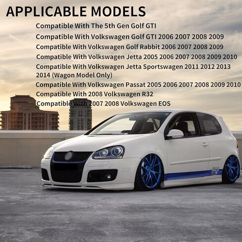 استبدال مرآة جانبية للسائق لسيارة Volkswagen VW 2006-2009 Golf GTI MK5 Golf Rabbit 2005-2010 Passat Jetta 2011-2014 Jetta Sportswagen 2007-2008 EOS 2008 R32 - زجاج مرايا ساخنة يسار in Kuwait