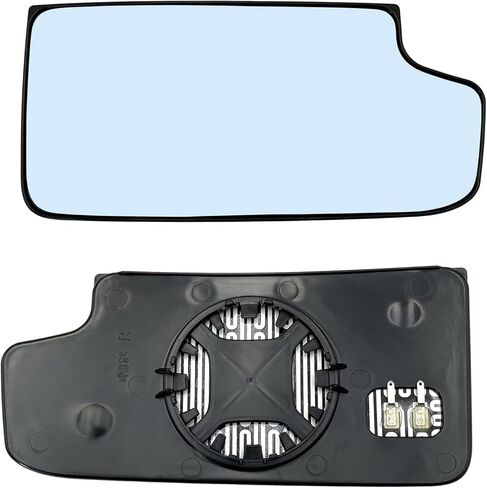 استبدال زجاج المرآة السفلية اليمنى للراكب لعام 2014 2015 2016 2017 شيفروليه سيلفرادو، جي إم سي سييرا 1500 2500 3500 HD مرآة - زجاج مرآة محدبة ساخن مع حامل خلفي in Kuwait