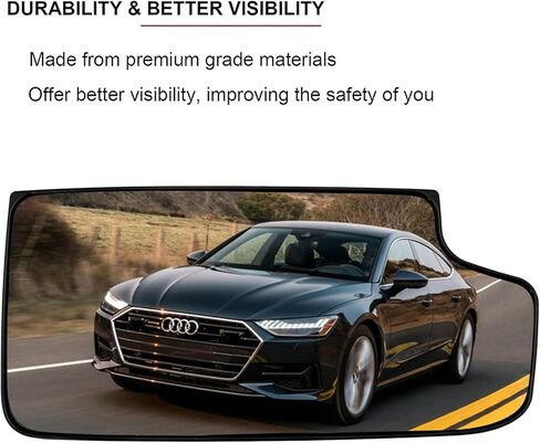 استبدال زجاج المرآة السفلية اليمنى للراكب لعام 2014 2015 2016 2017 شيفروليه سيلفرادو، جي إم سي سييرا 1500 2500 3500 HD مرآة - زجاج مرآة محدبة ساخن مع حامل خلفي in Kuwait