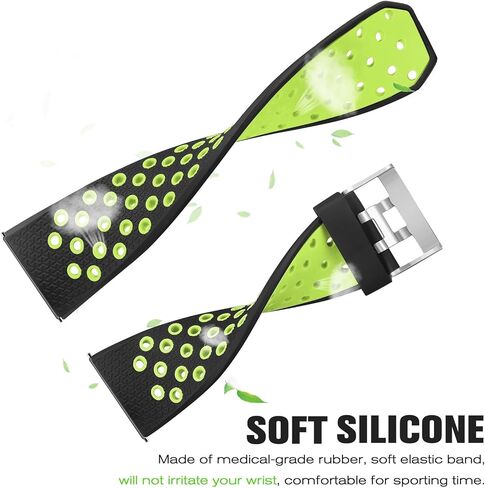 SKYLET متوافقة مع أساور Fitbit Blaze للرجال والنساء، أساور معصم رياضية بديلة من السيليكون الناعم المسامي مع إطار متوافق مع ساعة Fitbit Blaze الذكية in Kuwait