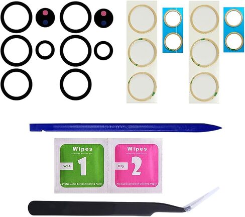 2 Pack Galaxy S23 Ultra Back Camera Glass Lens Replacement for Samsung Galaxy S23 Ultra 2023 SM-S918U Rear Camera Glass with Back Camera Frame S23Ultra 5G S918U S918V S918W Repair Part Tools in Saudi Arabia