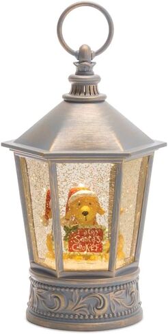 Melrose 86659 Snow Globe Dog and Sign,10.5-inch Height, Plastic in Saudi Arabia