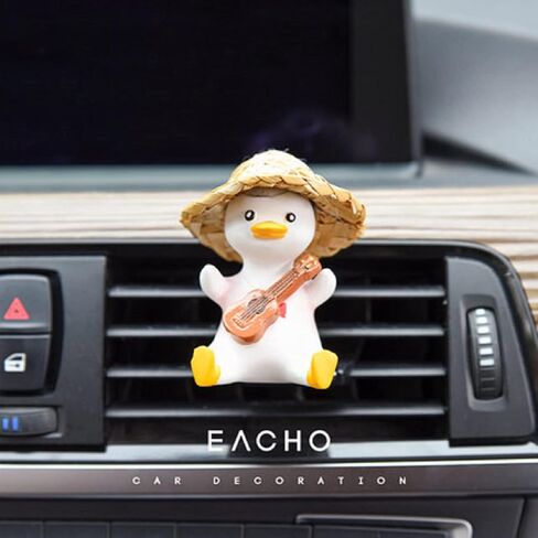 Super Cute Swing Duck car Decoration Accessories, car Rearview Mirror Pendant Rearview Mirror Decoration Ladies and Men car Decoration Accessories Rearview Mirror Decoration (Cola) in Kuwait