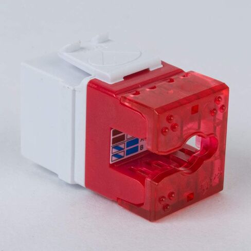 ICC CAT5e RJ45 Keystone Jack for HD Style, White, 10-Pack in Kuwait
