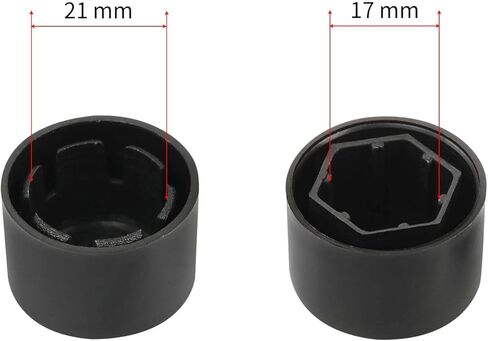 أغطية مسامير غطاء صامولة العجلة متوافقة مع VW Jetta Passat Golf Beetle 1K0 601 173 مع أداة إزالة سوداء (16 غطاء عادي + 4 أغطية من نوع القفل) in Kuwait